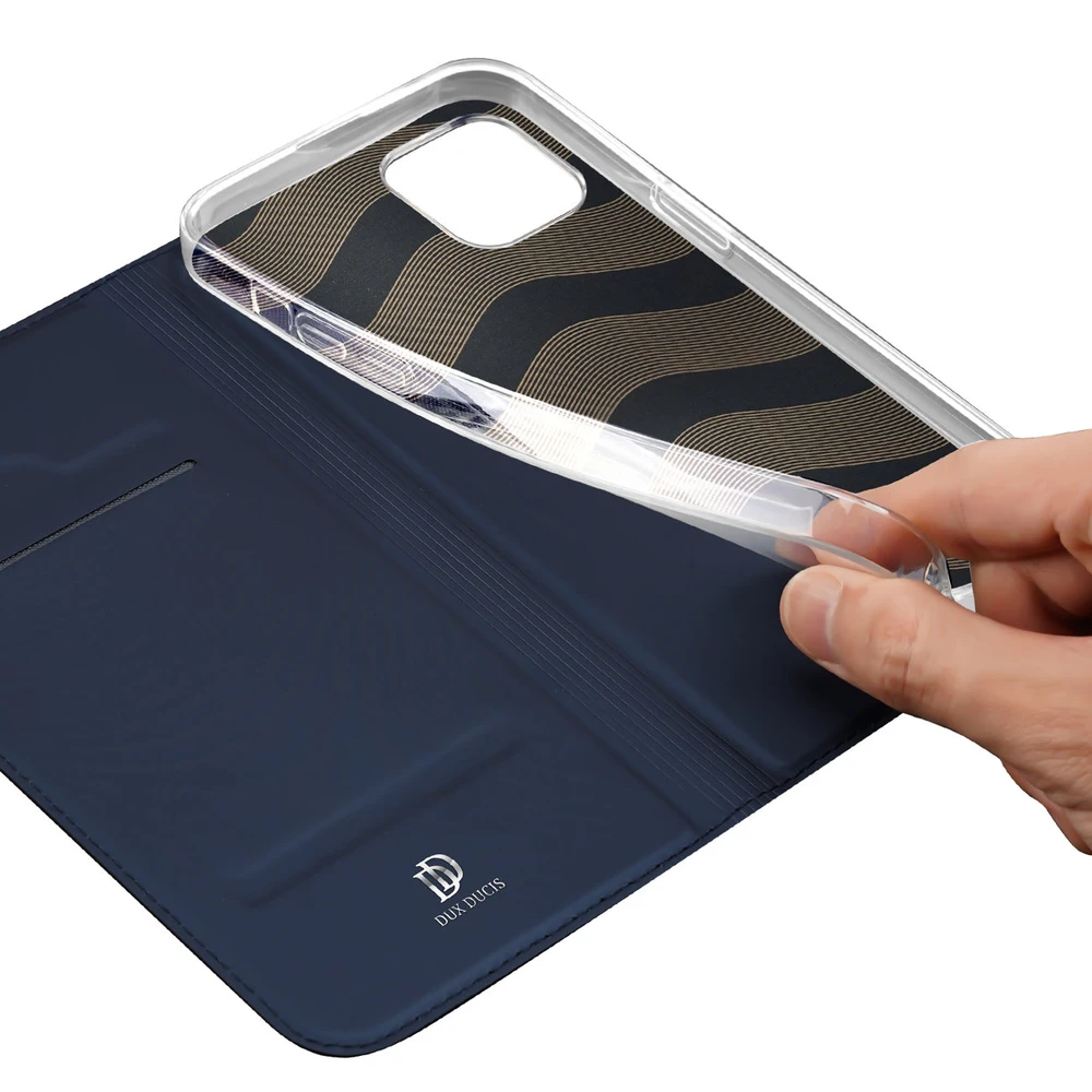 Dėklas Dux Ducis Skin Pro Apple iPhone 15 tamsiai mėlynas