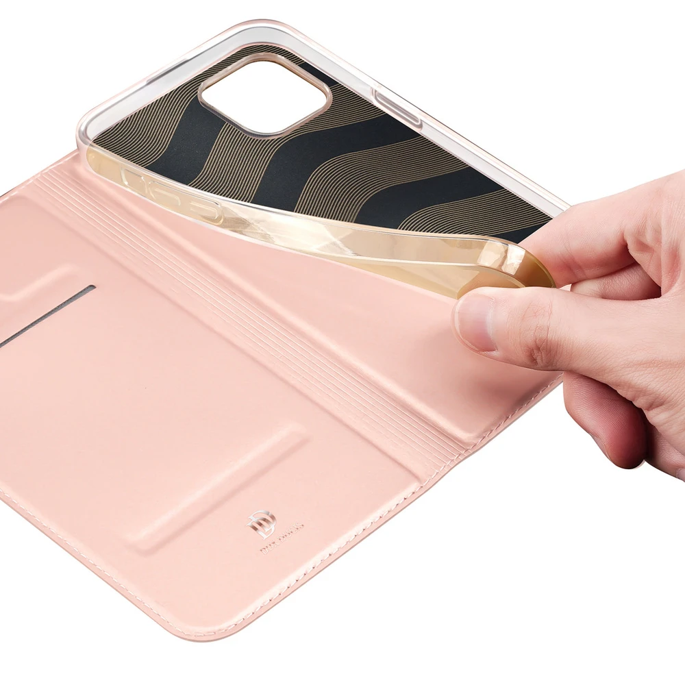 Dėklas Dux Ducis Skin Pro Apple iPhone 15 rožinio aukso