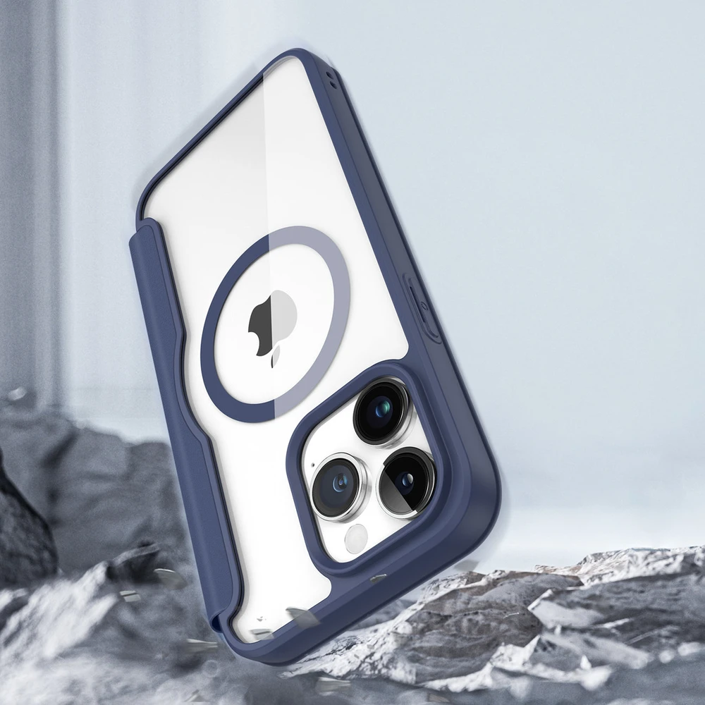 Dėklas Dux Ducis Skin X Pro Apple iPhone 15 Pro Max mėlynas