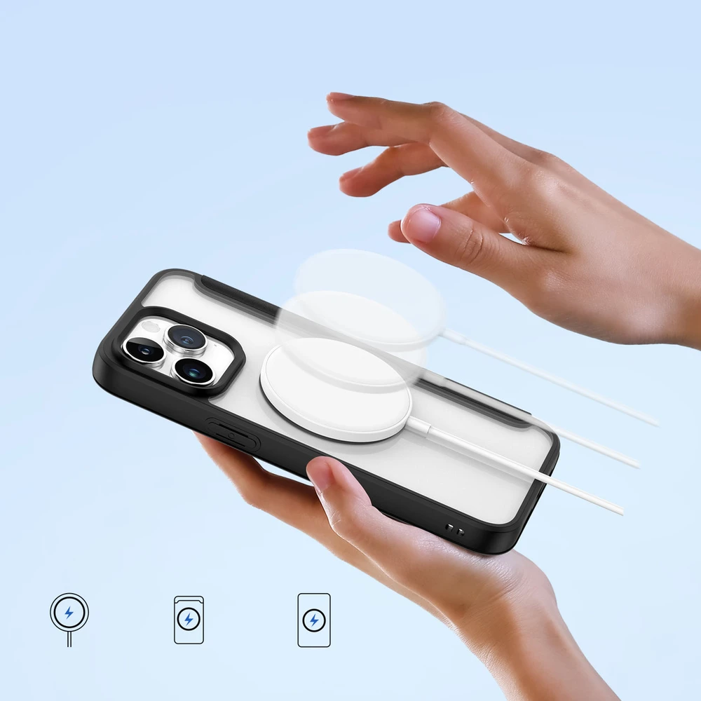 Dėklas Dux Ducis Skin X Pro Apple iPhone 15 Pro juodas