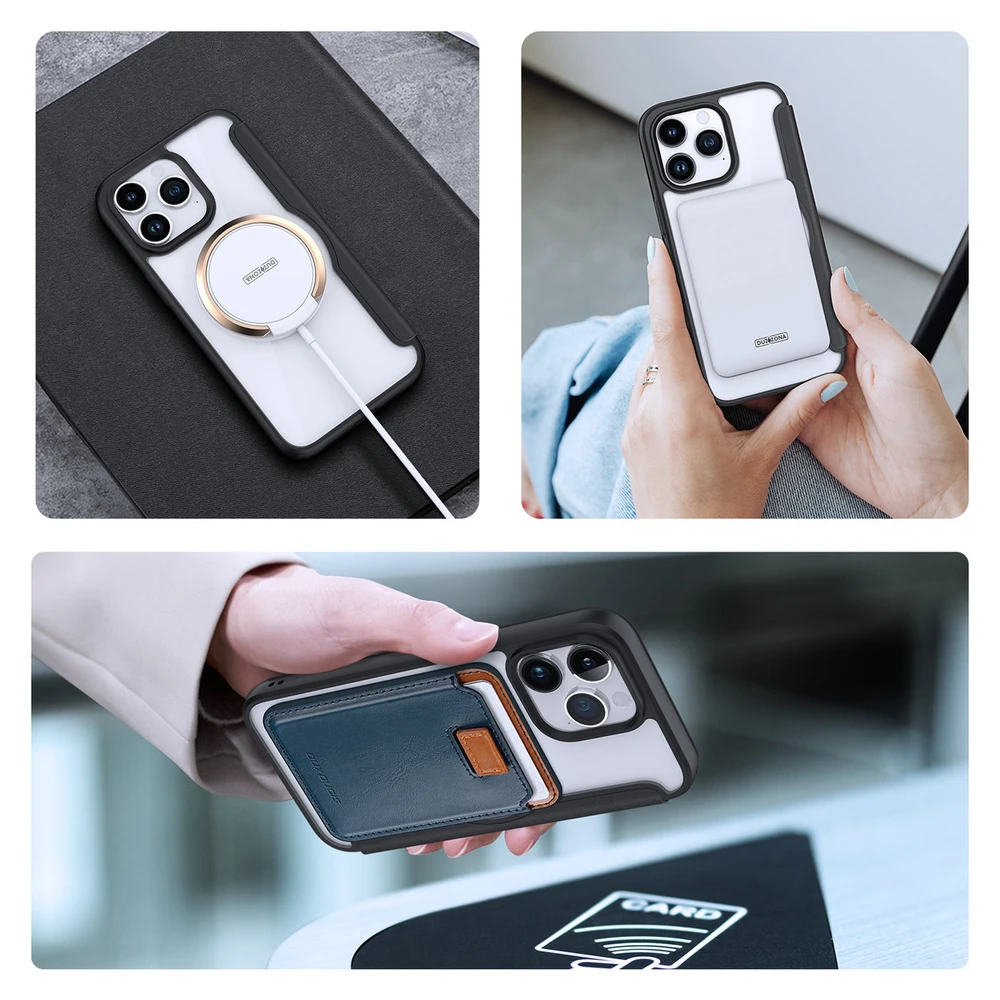 Dėklas Dux Ducis Skin X Pro Apple iPhone 15 Pro juodas
