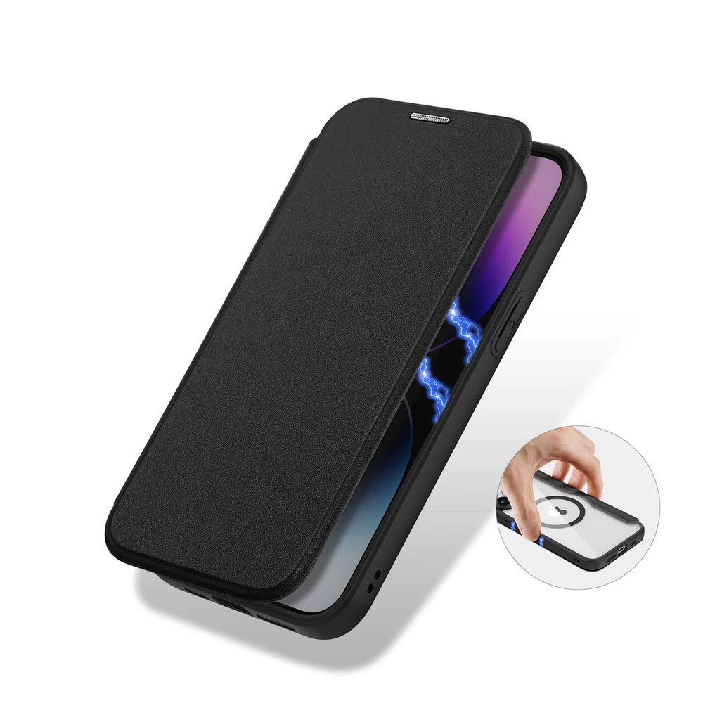 Dėklas Dux Ducis Skin X Pro Apple iPhone 15 Pro juodas