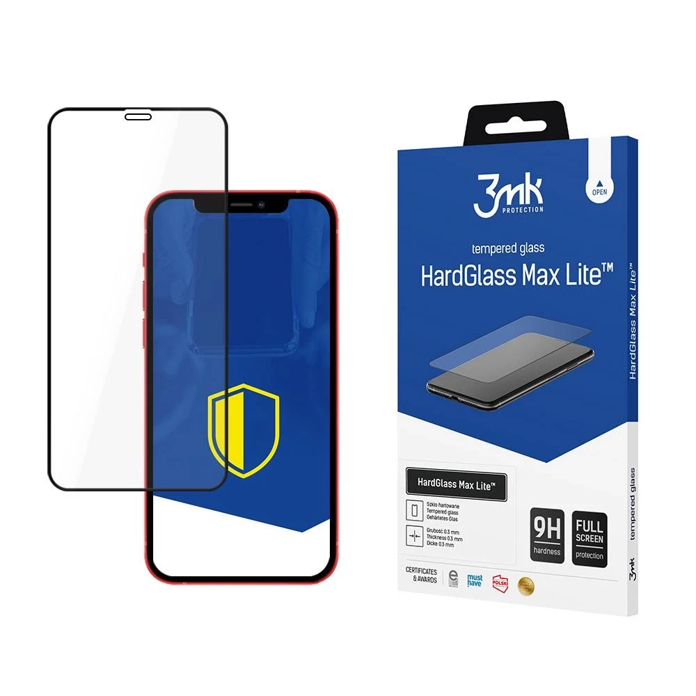 Apple iPhone 12 Pro Max juodos spalvos - 3mk HardGlass Max Lite™