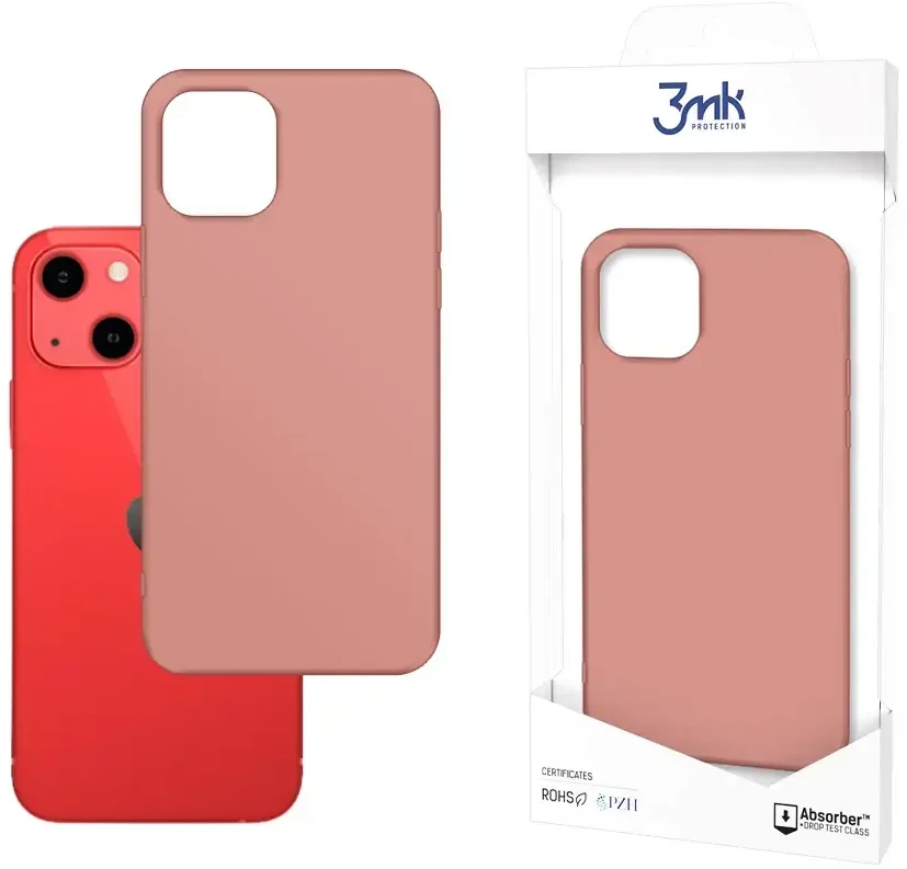 Apple iPhone 13 mini series 3mk Matt - dėklas telefonui rožinės spalvos