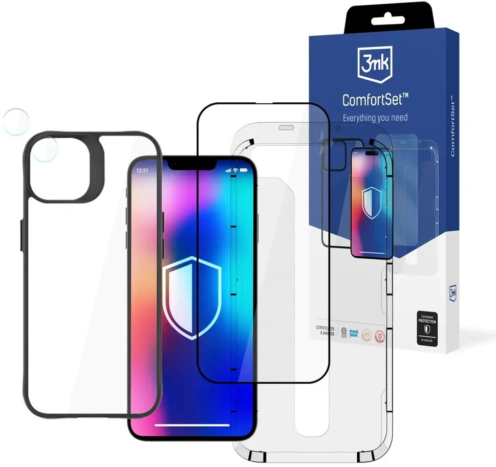 Apple iPhone 15 Plus – 3mk komforto rinkinys 4 viename