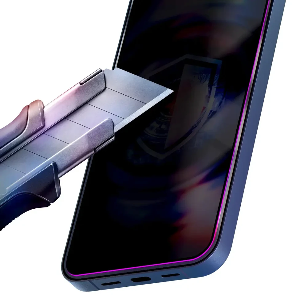 Apple iPhone 18 Pro Max - 3mk kieto stiklo Max privatumo apsauga