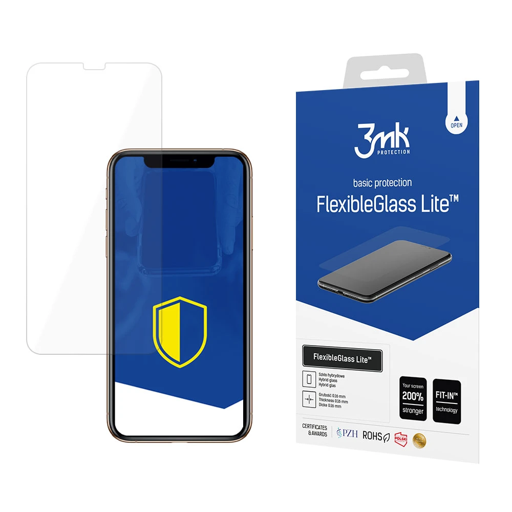 3MK FlexibleGlass Lite Apple iPhone XS hibridinis stiklas Lite
