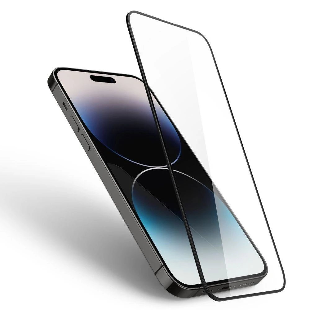Spigen tR Slim HD 1 Pack, FC juodos spalvos – Apple iPhone 14 Pro