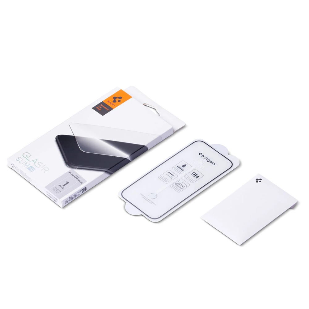 Spigen tR Slim HD 1 Pack, FC juodos spalvos – Apple iPhone 14 Pro