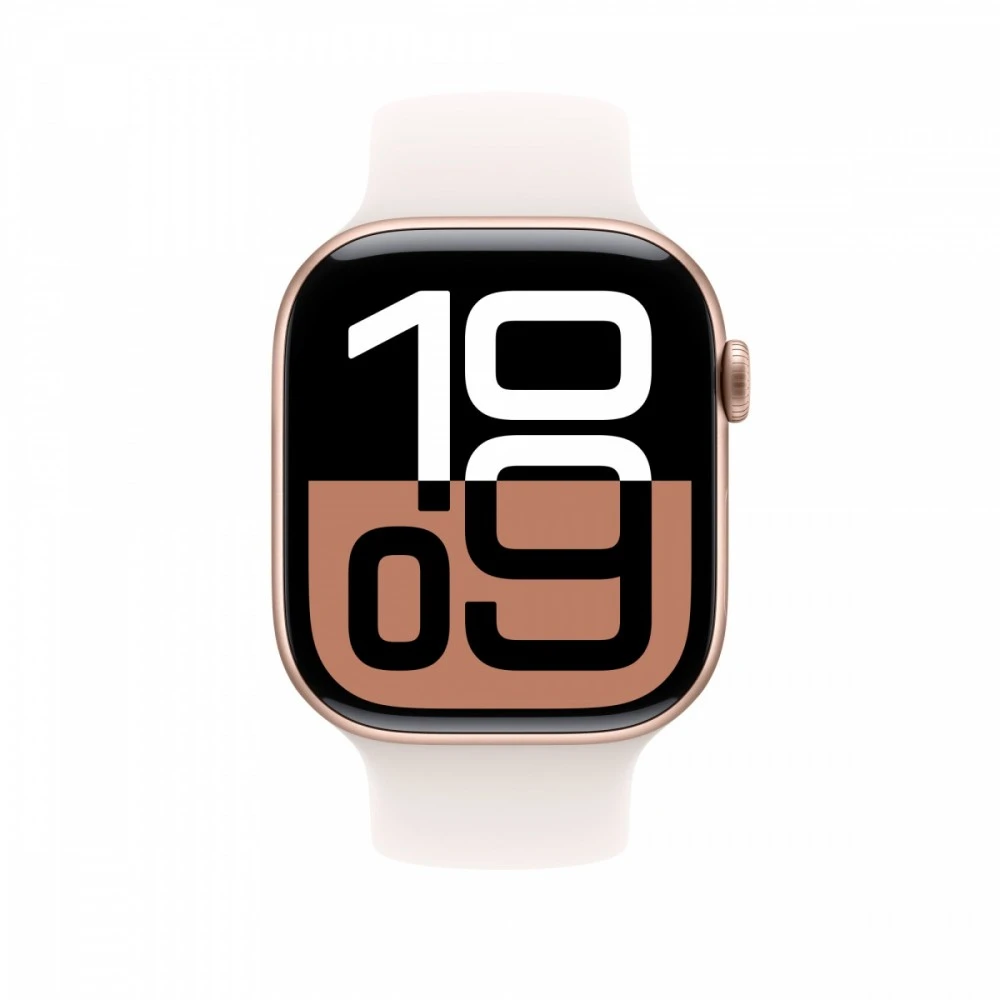 „Apple“ 46 mm šviesių skaistalų sportinė juosta – M/L