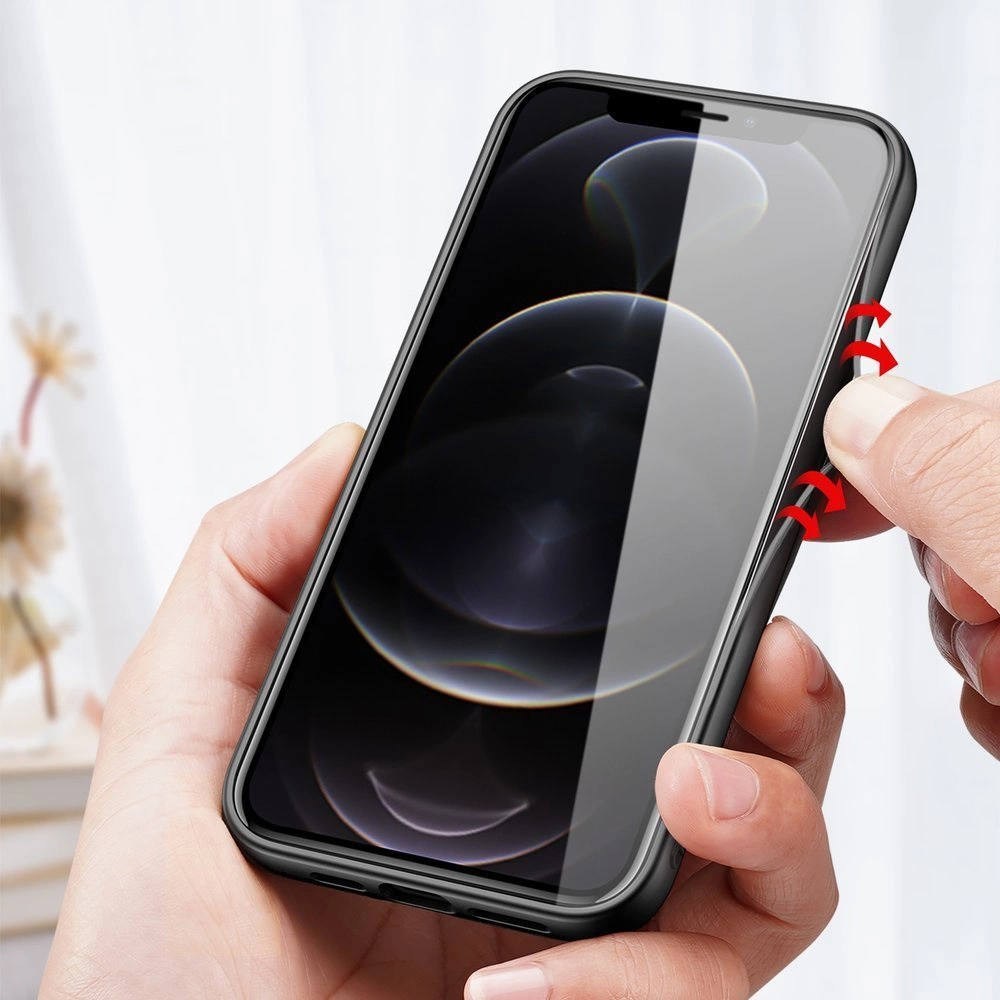 Dux Ducis Fino dėklas skirtas Apple iPhone 13 Pro, juodas