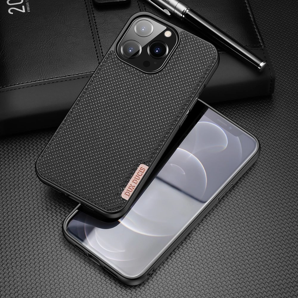Dux Ducis Fino dėklas skirtas Apple iPhone 13 Pro, juodas