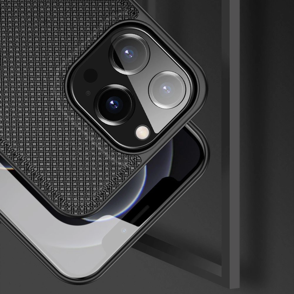 Dux Ducis Fino dėklas skirtas Apple iPhone 13 Pro, juodas