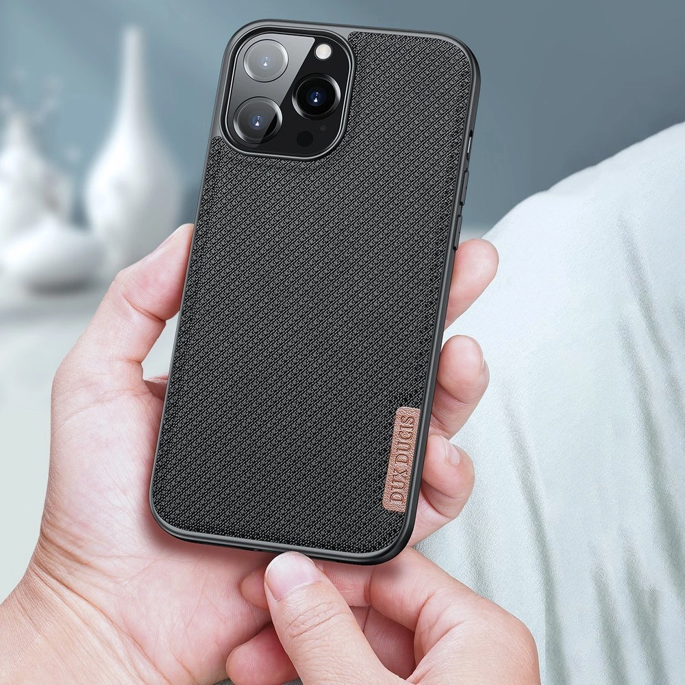 Dux Ducis Fino dėklas skirtas Apple iPhone 13 Pro, juodas