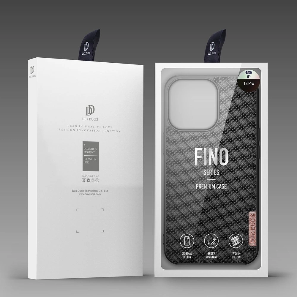 Dux Ducis Fino dėklas skirtas Apple iPhone 13 Pro, juodas