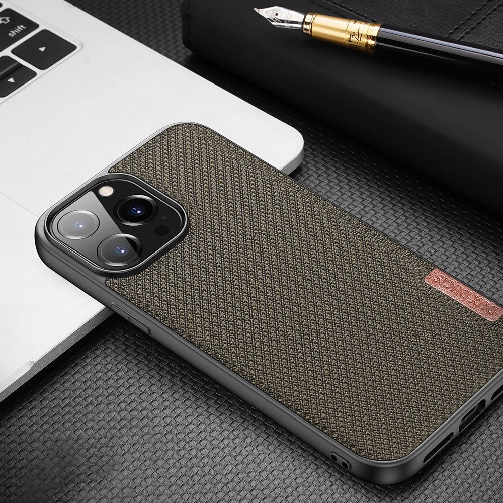Dux Ducis Fino dėklas skirtas Apple iPhone 13 Pro, juodas