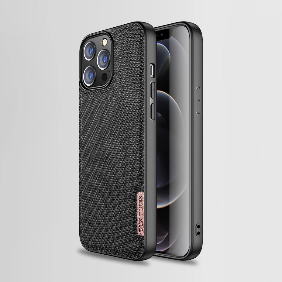 Dux Ducis Fino dėklas skirtas Apple iPhone 13 Pro, juodas