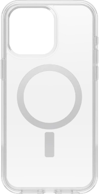 Otterbox Symmetry Clear Plus – apsauginis dėklas, skirtas iPhone 15 Pro Max, suderinamas su MagSafe (skaidrus)