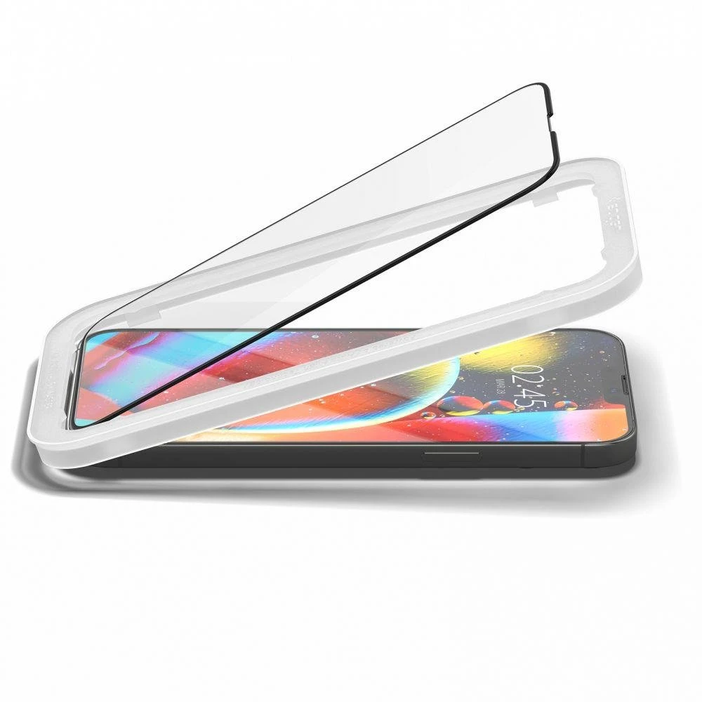 Ekrano apsauga Spigen tR Align Master 2 Pack, FC juodas - iPhone 14 Plus/iPhone 13 Pro Max