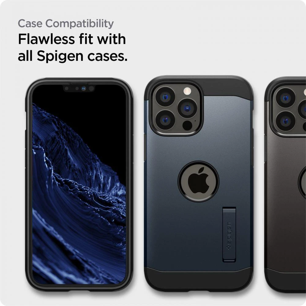 Ekrano apsauga Spigen tR Align Master 2 Pack, FC juodas - iPhone 14 Plus/iPhone 13 Pro Max