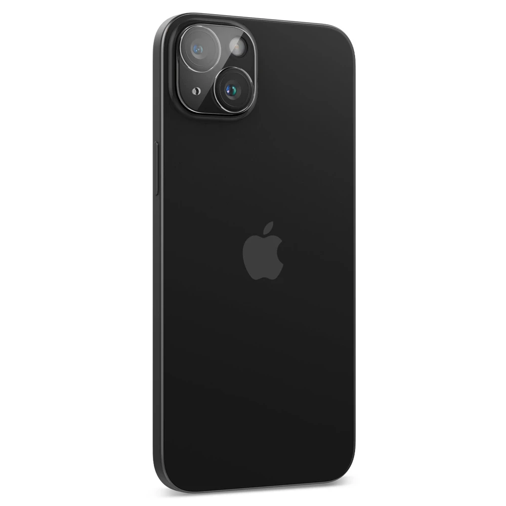 „Spigen Glass tR Optik“ 2 vnt., krištolo skaidrumo – „Apple iPhone 15/15 Plus/14/14 Plus“