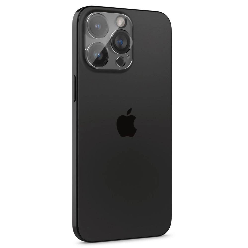 Kameros apsauga Apple iPhone 14 Pro / 14 Pro Max / 15 Pro / 15 Pro Max Spigen Optik. TR ”EZ FIT” Camera Protector 2-pack Clear