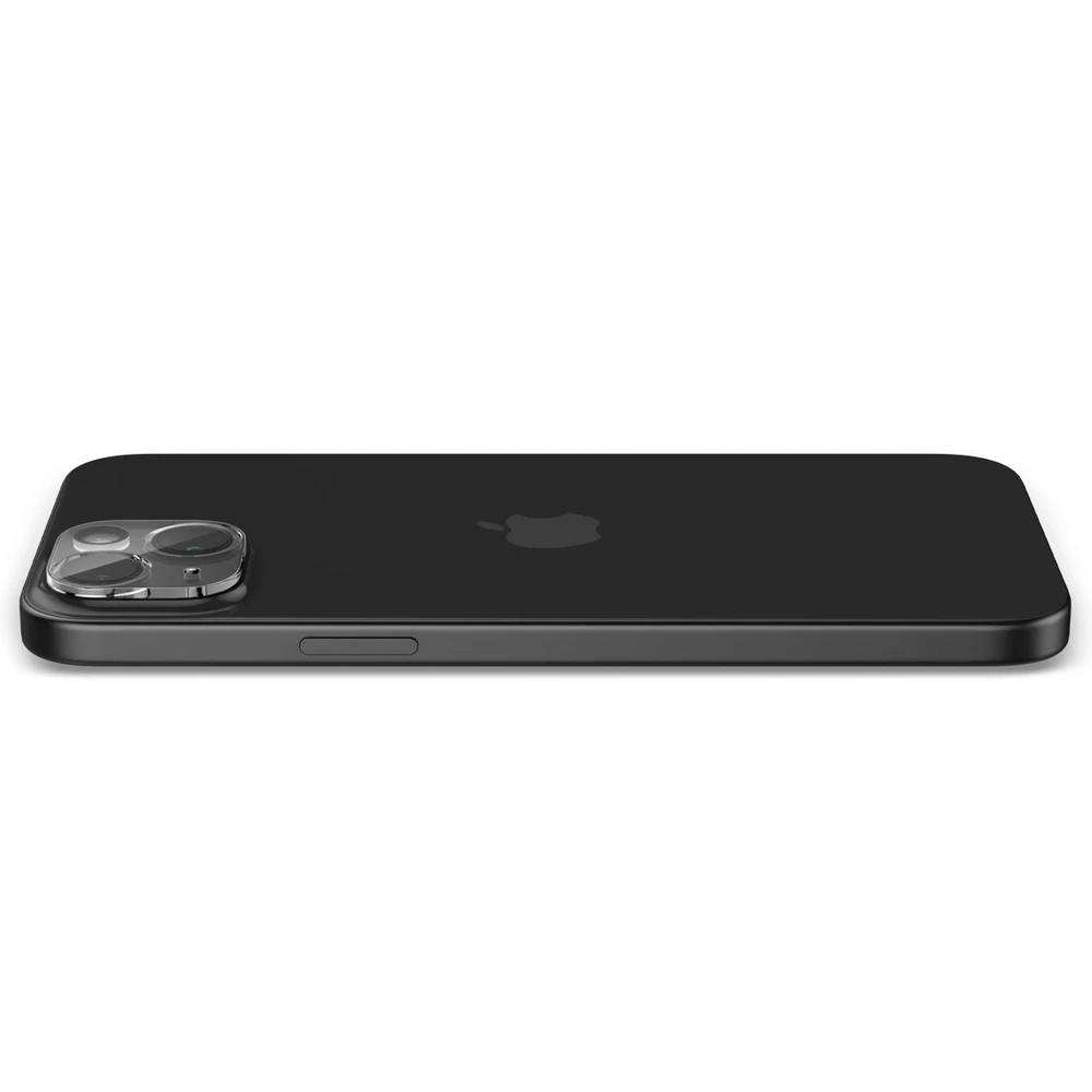 „Spigen Glass tR Optik“ 2 vnt., krištolo skaidrumo – „Apple iPhone 15/15 Plus/14/14 Plus“