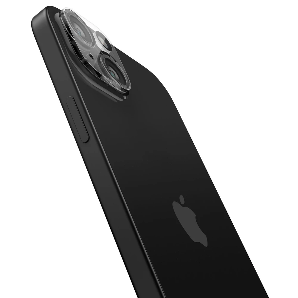„Spigen Glass tR Optik“ 2 vnt., krištolo skaidrumo – „Apple iPhone 15/15 Plus/14/14 Plus“