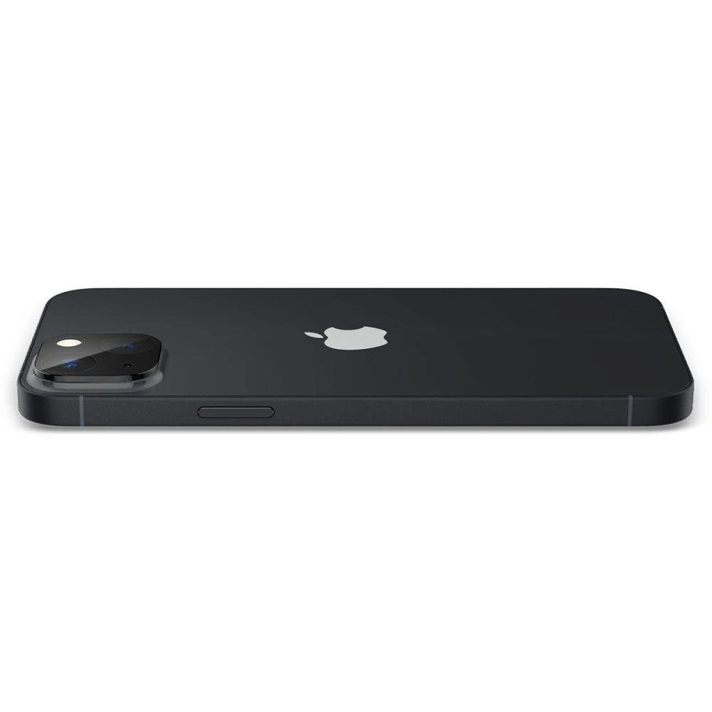 Spigen Glass Optik 2 vnt., juodos spalvos - iPhone 14/iPhone 14 Plus