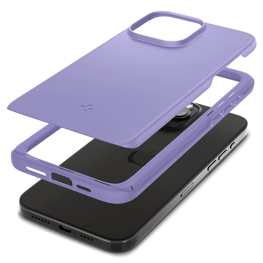 Spigen Thin Fit dėklas skirtas Apple iPhone 15 Pro,  spalva - Iris Purple