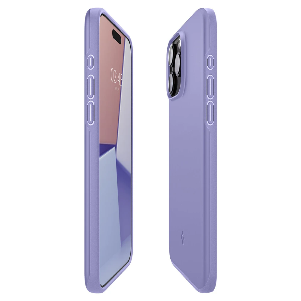 Spigen Thin Fit dėklas skirtas Apple iPhone 15 Pro,  spalva - Iris Purple