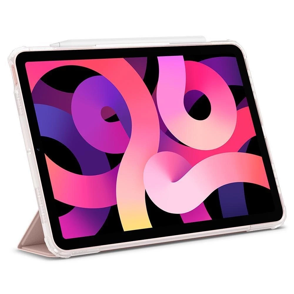 „Spigen Ultra Hybrid Pro“ dėklas, skirtas „Apple iPad Air 11 M3 2025 / M2 2024 / Apple iPad Air 10.9 5-4 kartos 2022-2020“, rožinio aukso spalvos