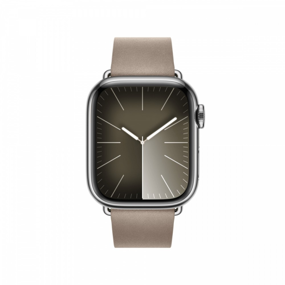 Apple dirželis w kolorze beżu su klamra nowoczesna laikrodžio korpusui 41 mm - dydis L