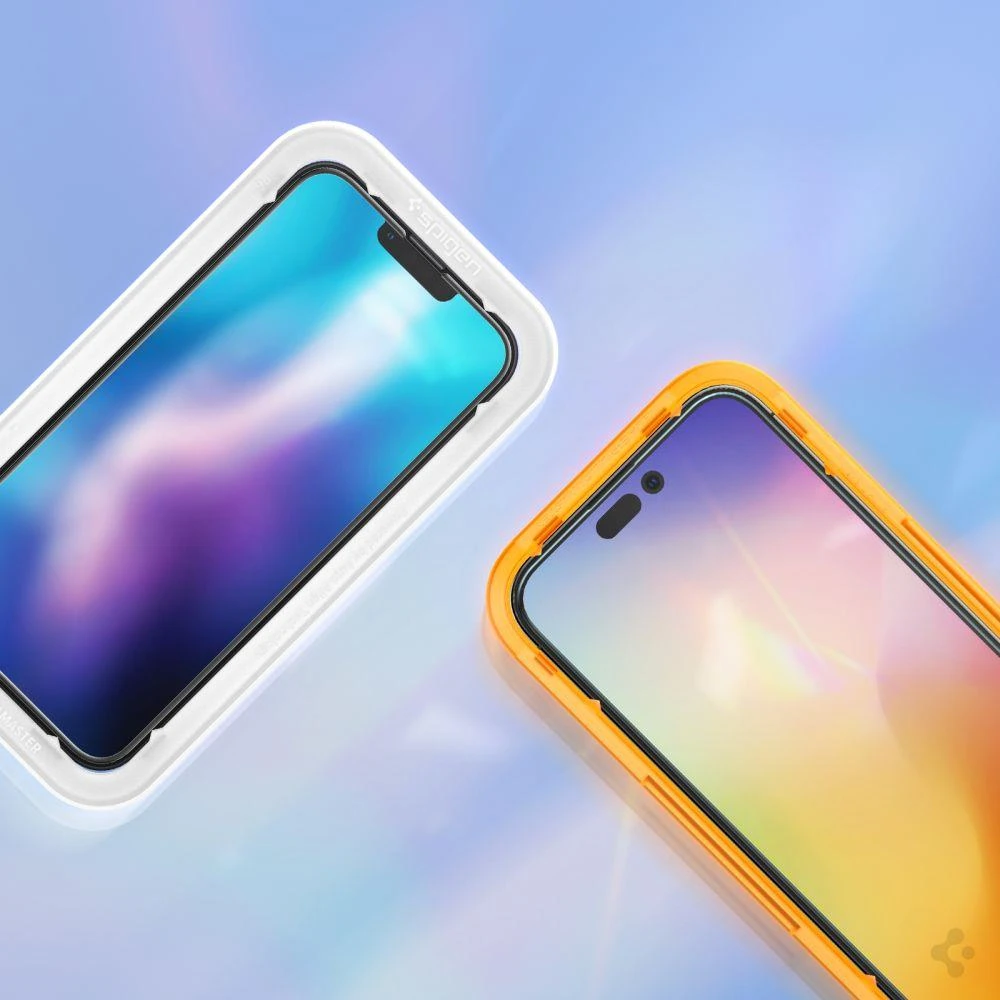 Spigen tR Align Master 2 Pack, FC juodos spalvos – Apple iPhone 14 Pro