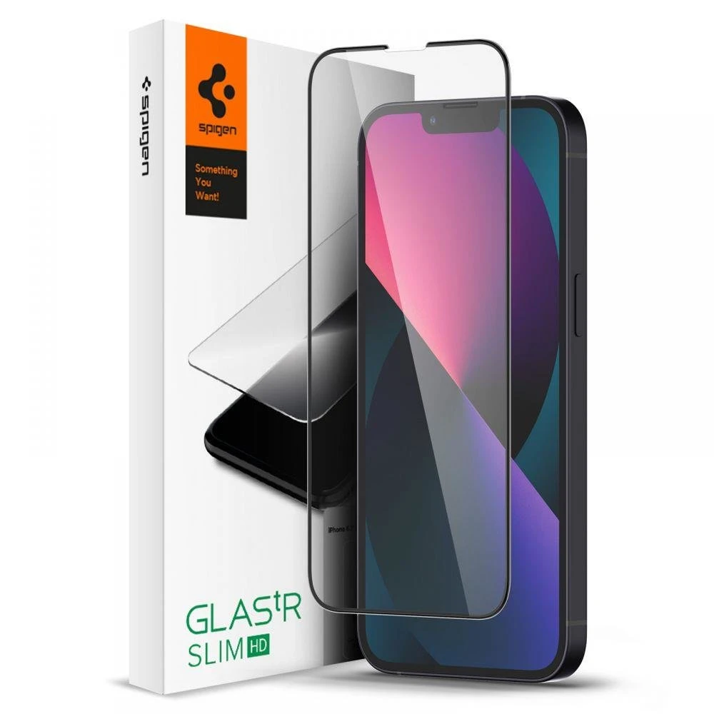 Spigen tR Slim HD, juodos spalvos 1 Pack – Apple iPhone 13 mini