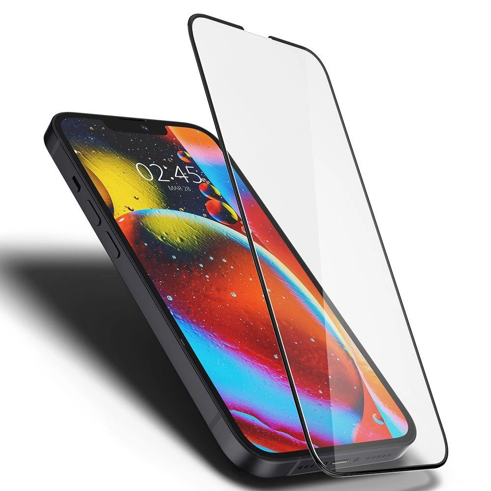 Spigen tR Slim HD 1 Pack, FC juodos spalvos – Apple iPhone 14 Plus/Apple iPhone 13 Pro Max