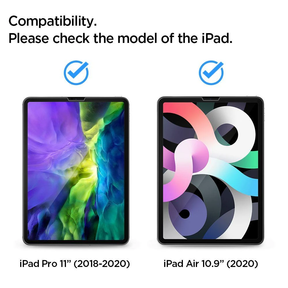 Ekrano apsauga Spigen „EZ FIT” Apple iPad Air 4 / 5 / Apple iPad Pro 11 skaidrus