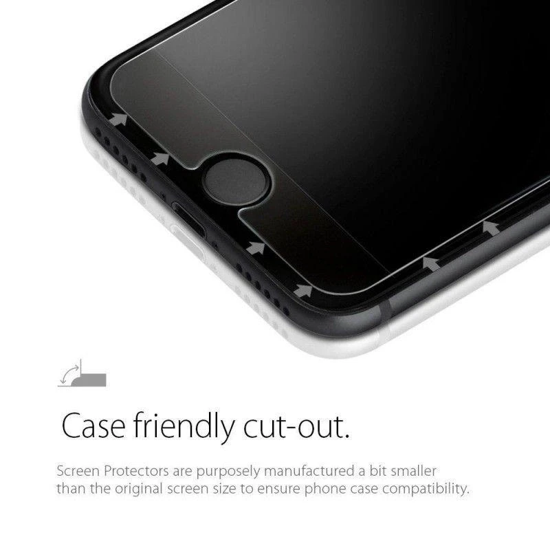 „Spigen Glas.tR SLIM HD“ 1 vnt. pakuotė – „Apple iPhone SE“ (2022/2020)/8/7