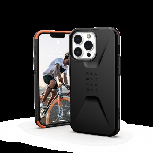 Urban Armor Gear UAG Civilian, juodas - iPhone 13 Pro