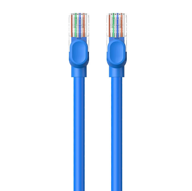 Apvalus kabelis Baseus Ethernet RJ45, Cat.6, 5m (mėlynas)