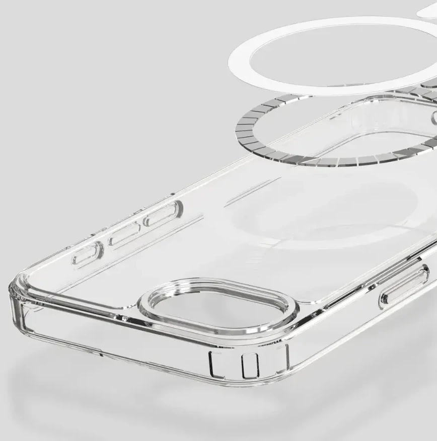 Dėklas Araree Duple M MagSafe iPhone 16e / 17e skaidrus