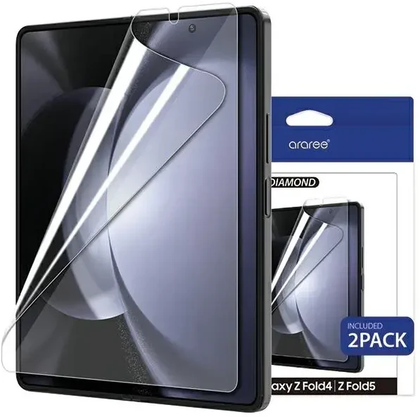 Araree Grynos deimantinės plėvelės „Sam Z Fold5 F946“ antimikrobinė apsauginė plėvelė, 2 vnt. AR30-01782A