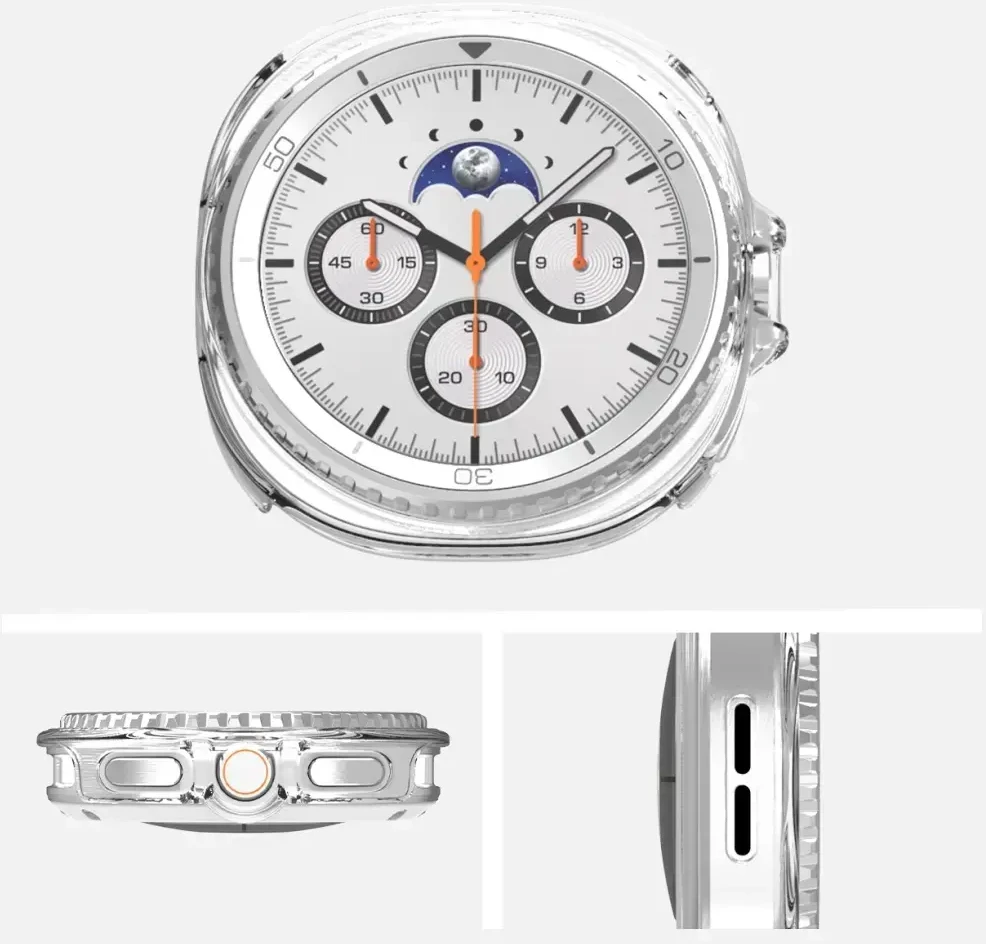 Dėklas Araree Nukin do Samsung Galaxy Watch8 / Watch9 44mm permatomas