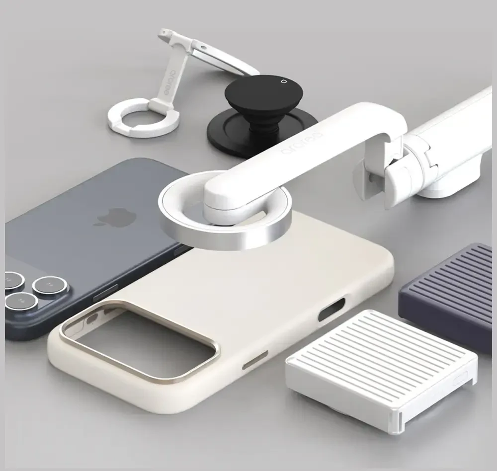 Dėklas Araree Typo Skin M MagSafe do iPhone 17 Pro Max juoda