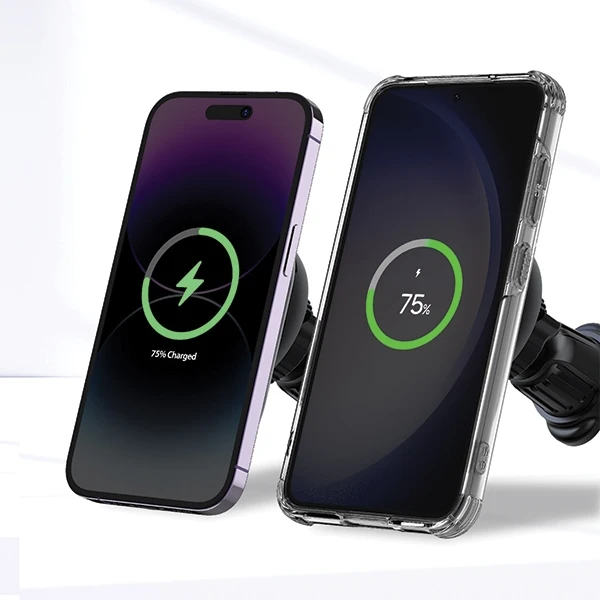 Araree indukcinis laikiklis Renergy AM15V trumpam jodo/juodo MagSafe AR60-01798A