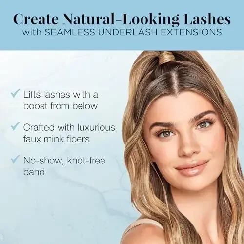 Ardell Seamless False Blakstienos, Fauxmink M Curl, 32 CT