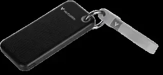 Kietasis diskas Verbatim diskas SSD 1TB - raktų pakabukas su laidu USB 3.2 gen.2 juodos ir pilkos spalvos 32190