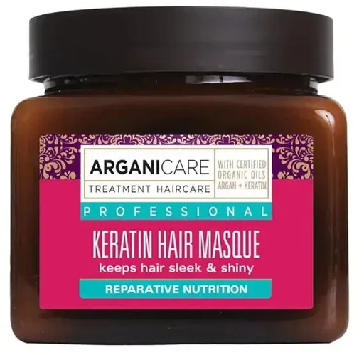 Arganicare Keratin Hair Treatment Kreminis Mask maitininantis & Repairing, 500 ml