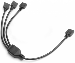 Ek Water Blocks Ek Vanduo Blocks EK Vanduo BlocEK Vanduo Blocks EK-Loop D-RGB splitter cable, 3-way – juodas