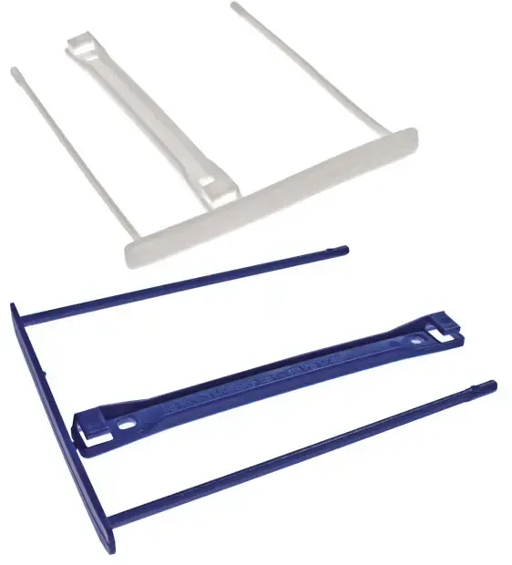 Įsegėlė archyvavimui E-CLIP, Fellowes, dviejų dalių, 100mm, baltos sp.